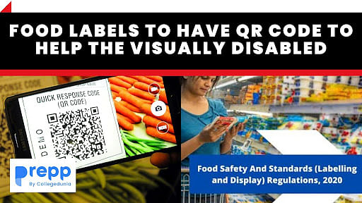 Food Labels To Have QR Code To Help The Visually Disabled