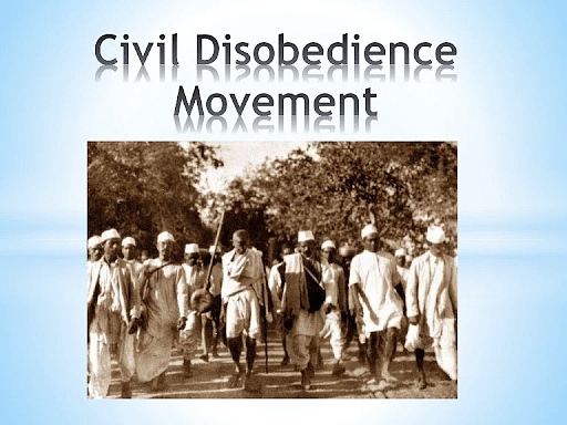 civil disobedience movement and dandi march
