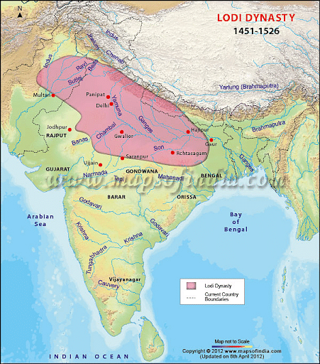 Lodi Dynasty (1451 - 1526 AD) - Medieval India History Notes | UPSc