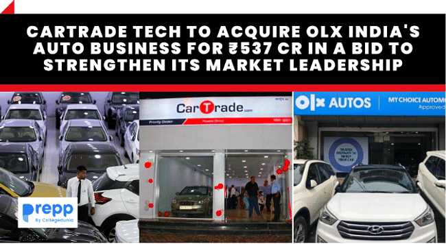 CarTrade to acquire OLX Autos' India biz for Rs 537 Cr