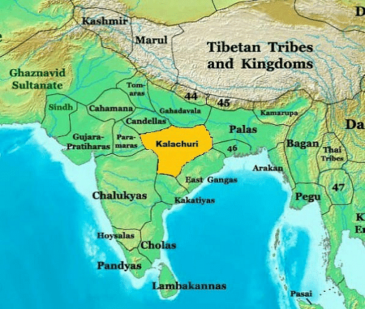 Geographical Area under Different Rajput Clans