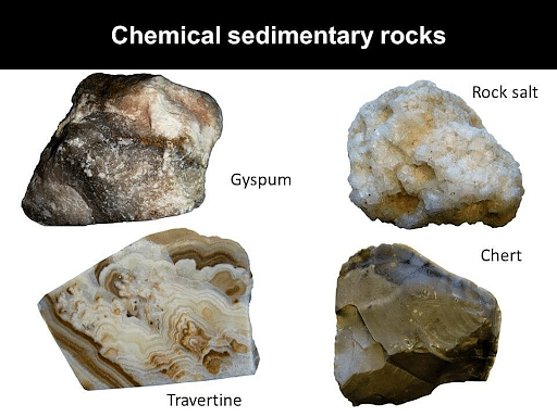 chemical sedimentary rock formation