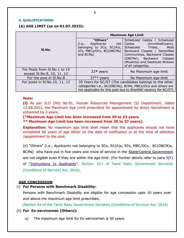 TNPSC CESE 2023 Exam - Notification (Released), Dates, Application Form,  Admit Card, Syllabus, Eligibility